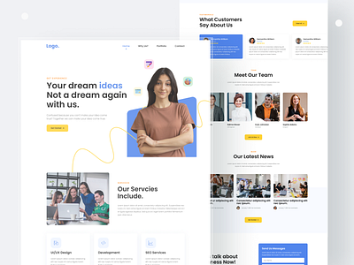 Agensie | Website Design agency graphic design landing page ui ux web design website