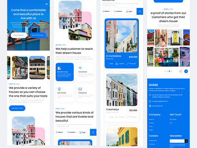 Ourse | Responsive web design graphic design house landing page mobile real estate responsive ui ux website