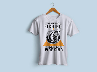 Fishing T-shirt Design branding design graphic design illustration tshirt vector