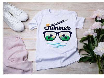 Funny summer t-shirt design