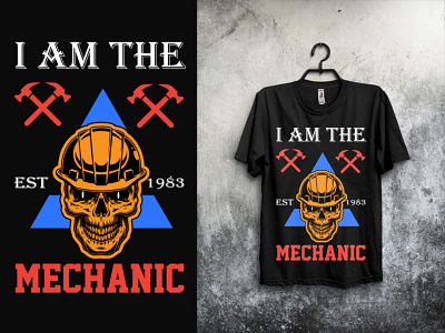 Mechanic t-shirt Design. branding design graphic design illustration tshirt tshirtdesign tshirts vector