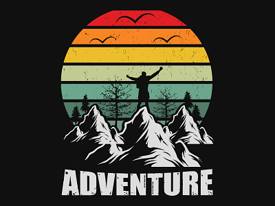 Adventure T-Shirt Design adventure adventure tshirt adventure tshirts aventure t shirt design graphic design illustration tshirt tshirtdesign tshirts