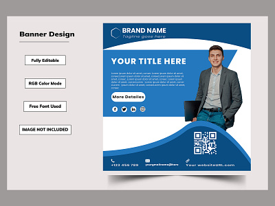 Corporate Business  Web Banner Design