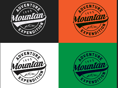 Retro Badge Logo Branding Design