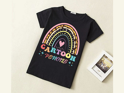 Rainbow t-shirt design adobe illustrator babytshirt branding design graphic design rainbow rainbowdesign rainbowtshirt tshirt tshirtdesign tshirts
