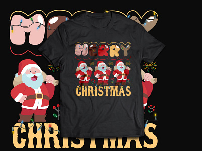 Merry Christmas hoodie t-shirt  design