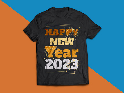 Happy New Year 2023 hoodie t-shirt Design