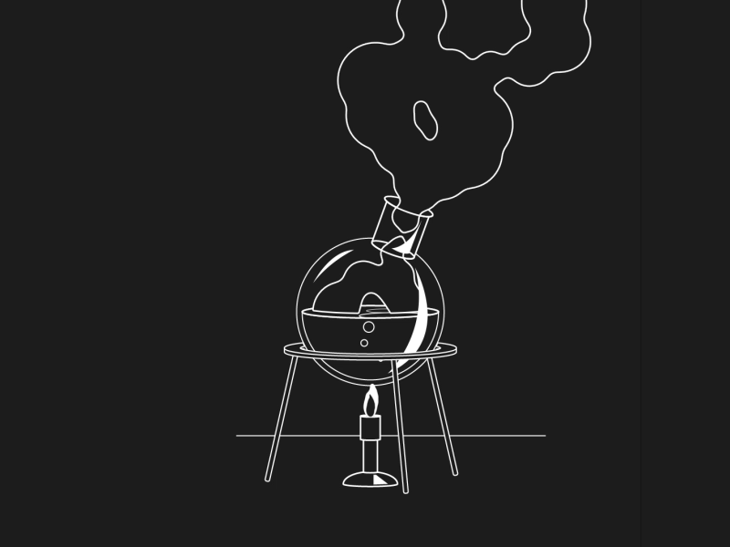 Poison animation gif loop motion design