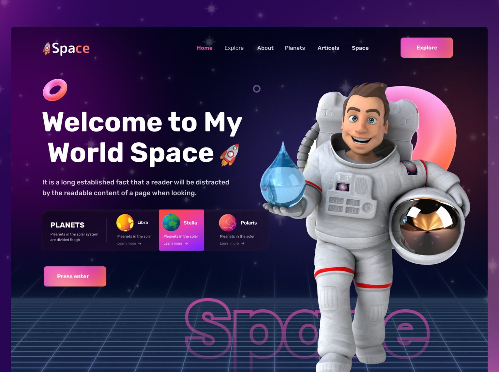 Space travel сайт