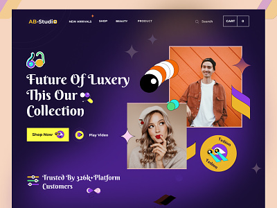 Fashion Landing page bags landing page branded fashion fashion app fashion landing page fashion marketplace home page interface landing page marketplace landing page product recomendation fashion shop category shopping app startup ui ux web website women bag shop