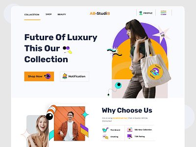 Fashion Landing page fashion landing page home page home screen landing page landing page design ui design web webdesign website website design