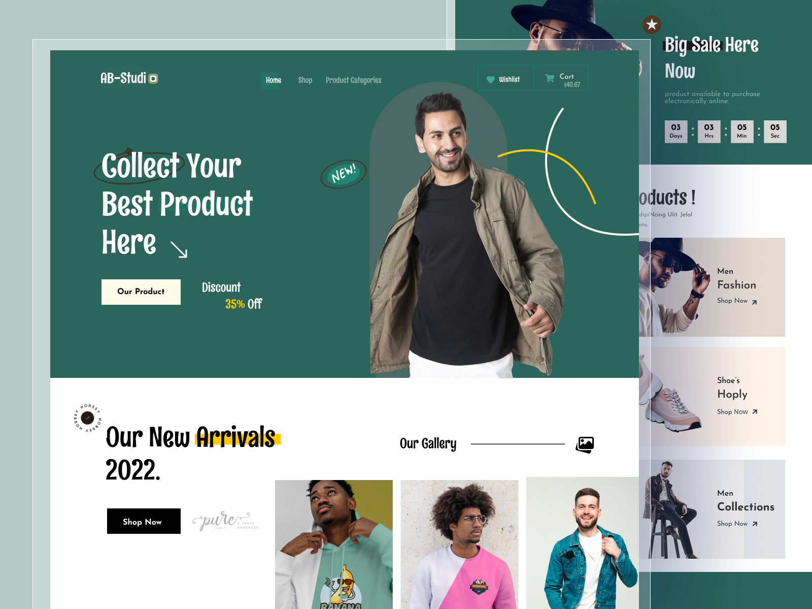 Fashion Landing page