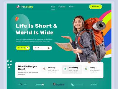 travel agency landing page landing landing page landingpage web page website design