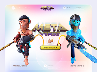 Metaverse : NFT Website design design interface product service startup ui ux web website