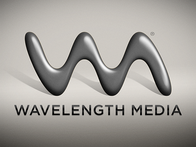 Wavelength Media Inc. Logo brand design identity logo mark wavelength media wavelength media inc.