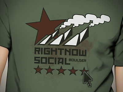 RightNow Social Shirt boulder cccp design flatirons hivelive oracle poster retro rightnow rockies rocky mountains russian shirt social soviet t shirt tee tee shirt ussr vintage