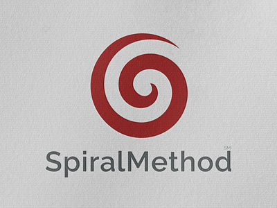 SpiralMethod Logo brand brand design branding design identity logo logo design logo design branding logo designs logo mark logotype spiral