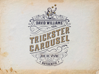 Trickster Carousel Lettering