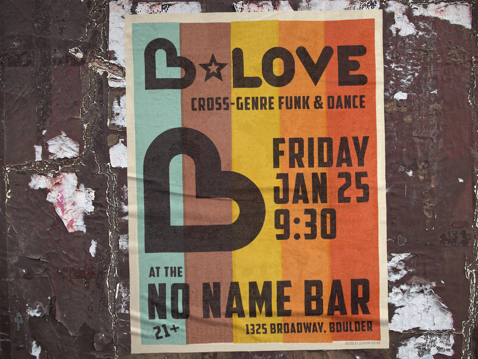 B-Love Poster by Jackson Carson on Dribbble