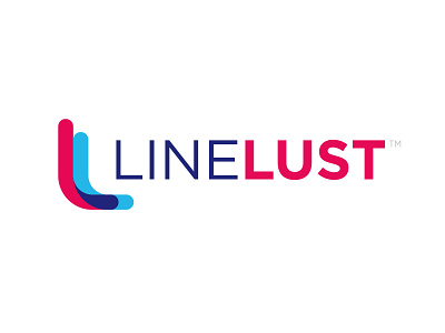 LINELUST logo branding design icon typography