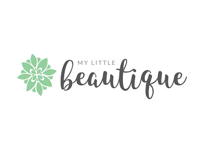 My Little Beautique Logo beauty branding design logo