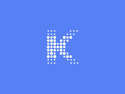 KK monogram brand business digital geometric logotype minimalistic monogram