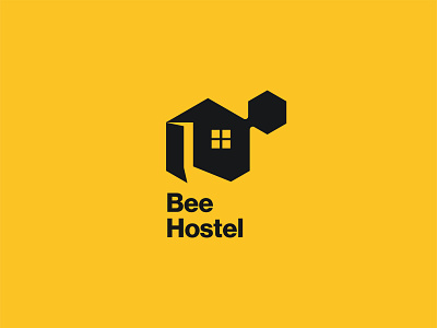 Bee Hostel bee booking eco honey honeybee hostel hotel logotype minimalistic nature