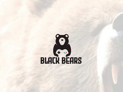 Black bears Gamers Club branding design designs illustration logo logodesign minimal minimal logo typography ui