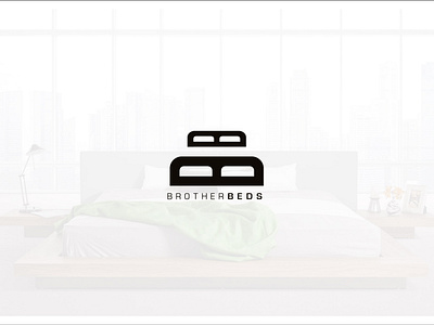 Minimal Branding Logo "BrotherBeds"