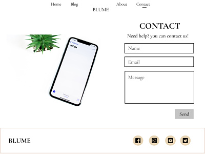 Contact-page design uidesign ux web design