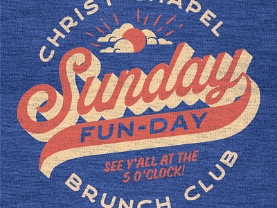 Sunday Funday T-shirt Design