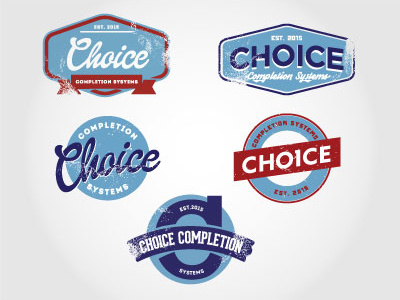 Choice Logo Badge badge choice lettering progress retro