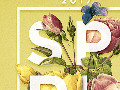Spring Prayer Retreat floral typography spring womens ministry