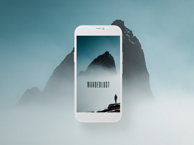 Wanderlust - Prototype Example app design ui ux