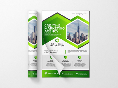 Business Flyer Template advertising brochure business business flyer company corporate corporate flyer design flyer illustrator minimalist modern template