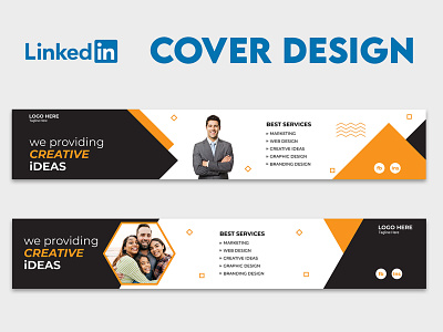 LinkedIn Cover Design branding graphic design logo twitter cover