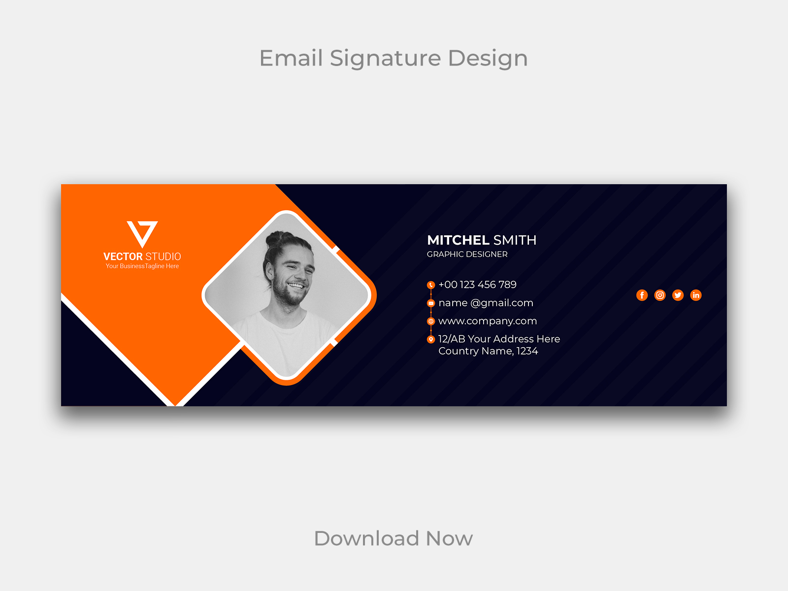 business-email-signatures-template-by-rubel-ahmad-on-dribbble