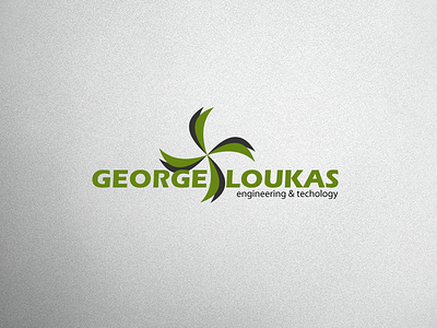 George Loukas Logo V1 brand branding design logo vector