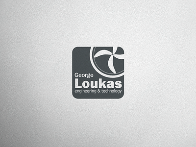 George Loukas Logo V2 brand branding design logo vector