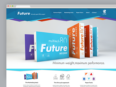 Future Paper | Website Conceptdesign