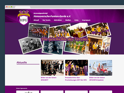 Hannoversche Funken-Garde e.V. | Website carnival hannover karneval website