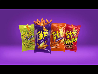 Takis 3d animation advertising fx