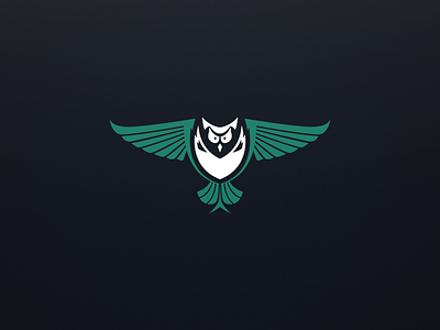Nightmare Owl animal brand branding flight icon identity logo logo design owl simple symbol wings
