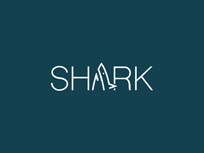 Shark animal brand clothing icon logo minimal modern shark simple