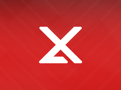 "XA" - Example Apparel Logo apparel branding clothing company custom example icon letter logo mark red typeface