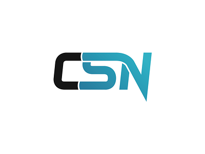 CSN blue brand branding company gaming gradient identity logo organization sport team type