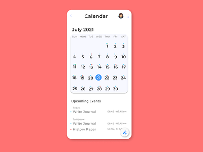 Calendar UI