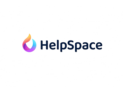 Logo animation for Helpspace 2d animation ae after effects animation brand animation goco logo logo animation motion design motion graphics service