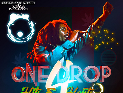 one drop hits 4 cover photoshop poster