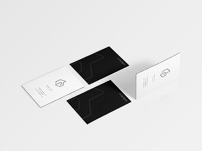 Minimal business card branding card editorial logo minimal